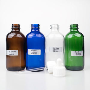 Fabricante Suministra Botellas <span class=keywords><strong>de</strong></span> Vidrio Ámbar Boston Round <span class=keywords><strong>de</strong></span> 20 ml, Botellas con <span class=keywords><strong>Gotero</strong></span> Azul Verde con <span class=keywords><strong>Gotero</strong></span> a Prueba <span class=keywords><strong>de</strong></span> Niños - Product Image 2