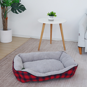 Hersteller Großhandel Benutzerdefiniertes Logo Kariertes Katzen- und Hundebett Haustierprodukte - Product Image 4