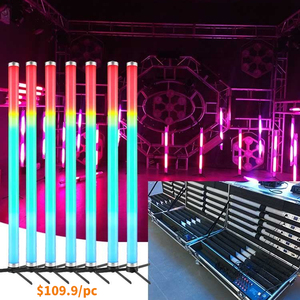 Đèn sân khấu IP65 ngoài trời LED pin ống đèn RGBW với không dây <span class=keywords><strong>DMX</strong></span> + Điều khiển từ xa cho đám cưới Đảng DJ Disco clib - Product Image 1