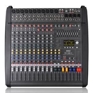 Professional audio powered mixer PM 10 channel Karaoke powered audio mixer