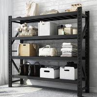 Chine Rayonnage de garage léger bon marché Étagères de rayonnage de stockage sans boulon à 4/5 niveaux à vendre