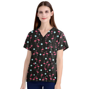 Uniformes Médicos Transpirables de Mezclilla para Dentistas y Enfermeras, Conjuntos Unisex de Mezcla de Algodón, Detecta Agujas, Disponibles - Product Image 3