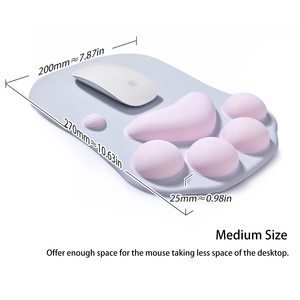 <span class=keywords><strong>Alfombrilla</strong></span> de <span class=keywords><strong>Ratón</strong></span> Ergonómica <span class=keywords><strong>con</strong></span> Forma de Pata de Gato, <span class=keywords><strong>con</strong></span> Soporte para la Muñeca, Cojín de Gel de Silicona Suave, en Stock - Product Image 4