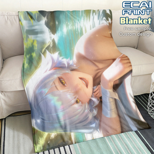 Manta de Franela Personalizada con Dibujos Animados, Manta de Felpa Suave, MOQ Bajo, Manta de Franela Personalizada con Anime - Product Image 3