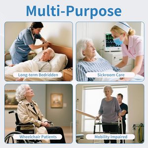 Ceintures de marche pour <span class=keywords><strong>personnes</strong></span> <span class=keywords><strong>âgées</strong></span> avec 7 poignées, ceintures médicales pour soins infirmiers avec boucle à un <span class=keywords><strong>clic</strong></span> pour la marche des <span class=keywords><strong>personnes</strong></span> <span class=keywords><strong>âgées</strong></span> - Product Image 6