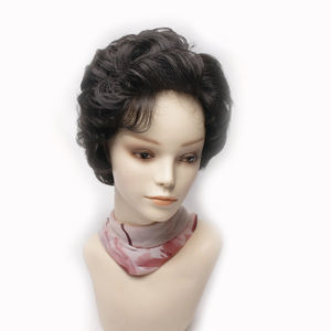 Cabello Humano Ondulado Tipo Bob, Resistente a Enredos, Tejido a Mano, Mezcla Natural Negro Marrón, Transpirable, Ligero, Aspecto Virgen, Listo para el Verano - Product Image 5