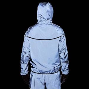 Survêtement technique léger et réfléchissant avec logo personnalisé, procédé de laminage ultra-réfléchissant, survêtement de sport pour hommes, streetwear - Product Image 2
