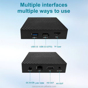 Canzone S905Y4 2g16g <strong>Amlogic</strong> Android 11 4K <strong>Quad</strong> <strong>Core</strong> 2.4G/5GHz WiFi Smart TV Box H.265 Web Player - Product Image 2