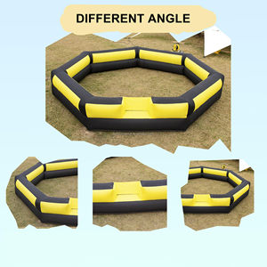 Terrain de <span class=keywords><strong>jeu</strong></span> gonflable commercial en PVC pour piscine à balles, terrain de Gaga Ball portable, adapté aux adultes et aux enfants, pour les jeux en plein air - Product Image 5