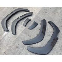 Pour Toyota Hilux Revo 15-23 : Garnitures de passage de roue et kits de carrosserie de camion avec décoration texture fibre de carbone, garde-boue et arches de roue