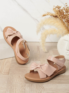 KIds Girls' Sandals Summer New Rubber Soles <b>Shoes</b> for Children <b>Soft</b> Sole Beach Sandals for Children - Product Image 2
