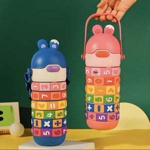 Gourde Thermos Créative pour Enfants en Acier Inoxydable 316, Anti-chute, Portable, Grande Capacité, pour la Maternelle et les Bébés, avec Fonction Comptage - Product Image 2