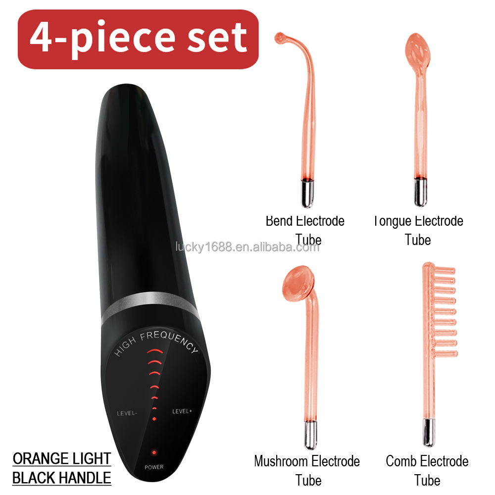 Poignée noire + lumière orange