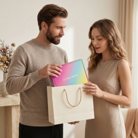 Boîte cadeau en carton ondulé personnalisée avec logo du fabricant, pour vêtements, chaussures, emballage et expédition, avec doublure personnalisable