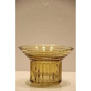 Jarrón de cristal con diseño vertical de estilo europeo con barriga grande - Product Image 4