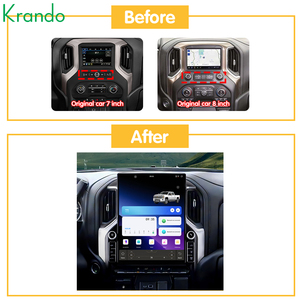 Navigation Android de style Tesla de 16,2 pouces pour Chevrolet Silverado GMC <span class=keywords><strong>Sierra</strong></span> 2019-2024 Autoradio multimédia Carplay 4G - Product Image 2