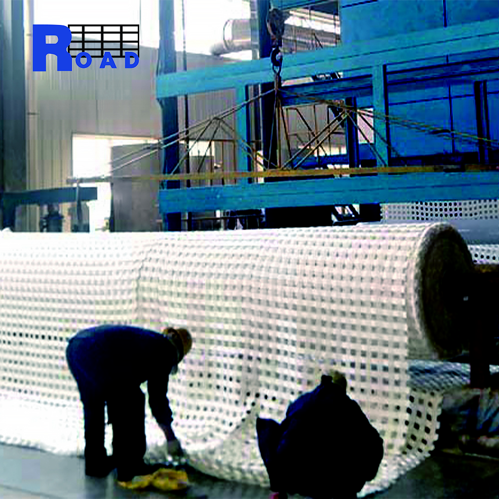 Soil Stabilization Mining Polypropylene PP Biaxial Plastic Geogrid Mesh Roll Price Bitumen Geogrid
