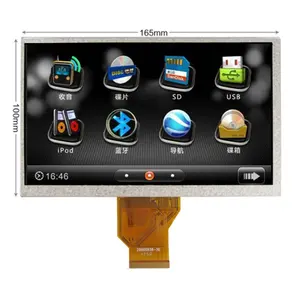 7 дюймов AT070TN92 VX AT070TN90 ЖК-экран Автомобильный дисплей 165*100 4-проводной резистивный сенсорный экран автомобильный Mavigation DVD LCD
