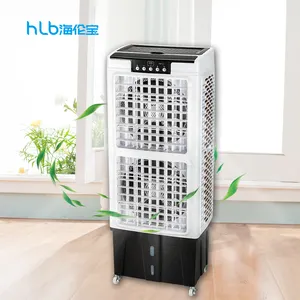미끄럼 방지 베이스 증발수 공기 냉각 팬 냉장 휴대용 에어컨 타워 선풍기 공기 냉각기
