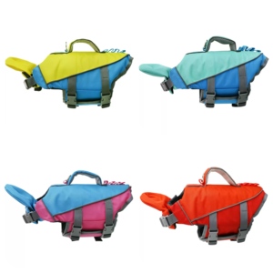 Costume da bagno estivo per animali domestici giubbotto di salvataggio per cani di medie dimensioni con manopola di salvataggio regolabile Robin <span class=keywords><strong>Dog</strong></span> salvagente per nuoto in barca - Product Image 6