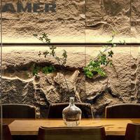 Nouvelle Arrivée Pilier Panneau Pierre Colonne Wraps Décoratif Artificiel 3d Pu Faux Pu Rock Placage Pierre Panneaux Muraux