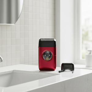 Potente Afeitadora <span class=keywords><strong>El</strong></span>éctrica de Doble Cabezal Flotante con 13000 RPM de Alta Velocidad, Batería Grande de 2000 mAh, Tipo C, Herramienta Impermeable para <span class=keywords><strong>el</strong></span> Cuidado de la <span class=keywords><strong>Barba</strong></span> - Product Image 1