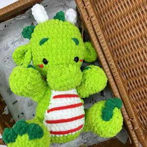 Gros Vert Couleur Main Crochet En <span class=keywords><strong>Peluche</strong></span> Fil Jouets Yeux De Sécurité <span class=keywords><strong>pour</strong></span> Enfants Amigurumi Animaux Personnalisés ou Poupées - Product Image 2
