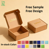 Boîtes de remerciement de logo imprimé personnalisé écologique de haute qualité pour les petites entreprises Boîte d'emballage postal d'expédition de vêtements