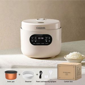 Cuisinière à riz électrique 3L, automatique, intelligente, multifonctionnelle, mini-cuiseur électrique avec cuiseur vapeur, antiadhésif, multifonction - Product Image 3