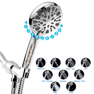 Современная 9-функциональная Регулируемая насадка для душа - Product Image 1