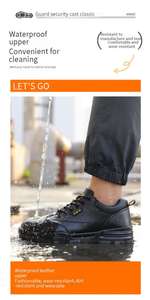 Benzin istasyonu, elektronik fabrikalar için özel Logo mikrofiber deri <span class=keywords><strong>Anti</strong></span> statik su geçirmez güvenlik iş ayakkabısı ayakkabı - Product Image 5