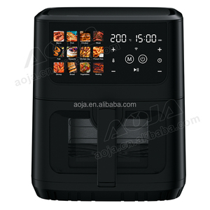 AOJA OEM personnalisé vente en gros friteuse à air friteuse multifonctionnelle à <span class=keywords><strong>micro</strong></span>-ondes 6.5L litres numérique intelligent <span class=keywords><strong>Silver</strong></span> <span class=keywords><strong>Crest</strong></span> friteuse à air <span class=keywords><strong>four</strong></span> - Product Image 3