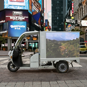 Nuevo modelo a todo Color LED alto brillo publicidad triciclo eléctrico pantalla 3D al aire libre producto promoción vehículo - Product Image 4