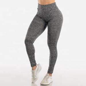 Leggings de Poliéster Reciclado con Estampado Personalizado al por Mayor, Color Sólido, para Gimnasio, Fitness, Yoga, Pantalones Deportivos para Mujer, Elásticos en Cuatro Direcciones, Transpirables - Product Image 1