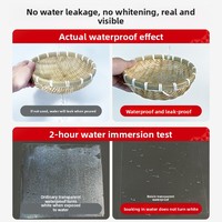Revêtement adhésif transparent imperméable à l'eau en acrylique Beixin, haute flexibilité, pour les fuites des murs extérieurs, des toits et des rebords de fenêtres