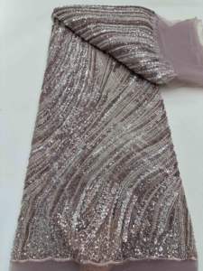 의류 레이스에 대 한 비즈 레이스 패브릭 스팽글 - Product Image 2