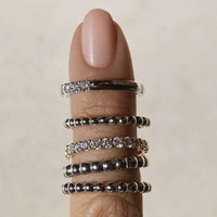 Milskye Damen Mode S925 Schmuckdesign 18k Vergoldeter Zirkonia Ewigkeitsring