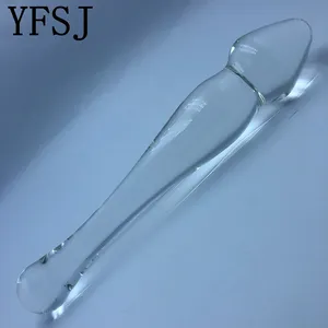 smooth . glass dildo for . Prostate G SPOT Massager sex toy for women or men