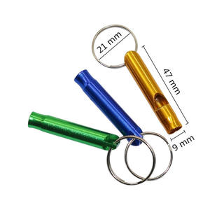Sifflet d'entraînement multifonctionnel en métal pour l'extérieur avec porte-clés porte-clés <span class=keywords><strong>Mini</strong></span> sifflets d'entraînement pour chat et chien - Product Image 2