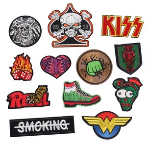 Parche Bordado con <span class=keywords><strong>Letras</strong></span> <span class=keywords><strong>de</strong></span> la Marca Duoku, Hilo <span class=keywords><strong>de</strong></span> Poliéster, Accesorios <span class=keywords><strong>de</strong></span> Ropa para Comercio Electrónico Transfronterizo, Combo <span class=keywords><strong>de</strong></span> 12 Piezas - Product Image 1