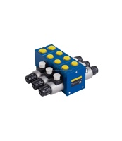 Vanne solénoïde à six voies HUANUO DCF6, joints NBR/FKM, taille 6, pression maximale 315 bars, débit 40 L/min, alimentation DC12V/24V AC110V/220V
