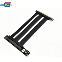 Kabel Riser PCIe 5.0 Gen5 X16 untuk RTX 5090 4090 / RX 9070 128GB/s Bandwidth, Kompatibel Sepenuhnya dengan PCIe 4.0 3.0