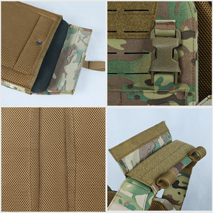 Gilet tactique de sécurité Artex de haute qualité, personnalisable en usine (OEM), réglable, à libération rapide, avec système Molle, pour l'entraînement sportif - Product Image 5