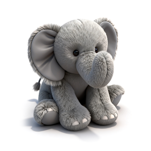 Peluche all'ingrosso a grandezza naturale: Elefante, Giraffa, Mucca, Tigre, Panda, Scimmia - Giocattoli di peluche seduti - Product Image 5