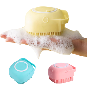 بيع بالجملة متعددة الأغراض لينة سيليكون الكلب القط حمام فرشاة تنظيف و الشامبو تفريق أمشاط - Product Image 6