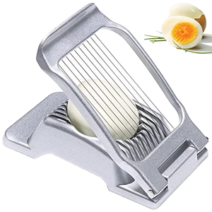 Gadget de cuisine multifonctionnel chaud, tranche-œufs en aluminium pour trancher les œufs durs, les fruits mous et les légumes - Product Image 2