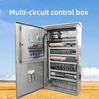 Boîtier de distribution d'énergie agricole intelligent, armoire de commande électrique connectée pour serre