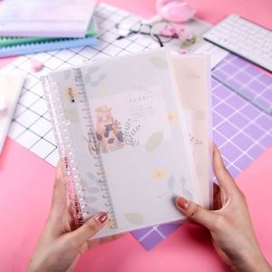 สมุดโน้ตแบบสันเกลียวพิมพ์ลายโลโก้ตามสั่ง น่ารัก ปก PVC/PP แบบถอดเปลี่ยนได้ สำหรับเรียนและทำงาน - Product Image 3