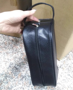 トラベルジッパーメイクアップバッグ化粧品オーガナイザー収納ポーチ防水PUレザートイレタリーバッグ男性用 - Product Image 5