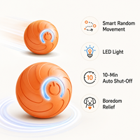 Pelota Inteligente para Perros con Movimiento Automático, Marca Propia, con Núcleo de PC Resistente y Capa Exterior de TPR para Entrenamiento Interactivo